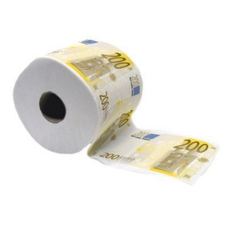 Toaletný papier - eura - 200 €