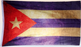 Kubánska vlajka vintage
