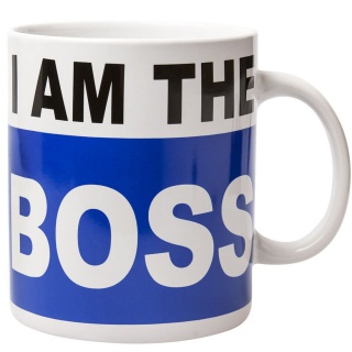 XL hrnček - I am the boss