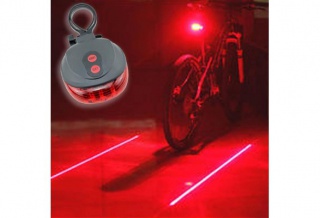 Laserové svetlo na bicykel