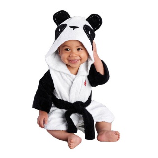 Detský župan - panda