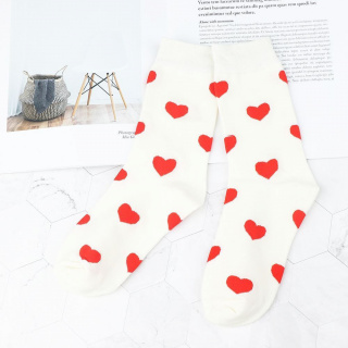 Zamilované ponožky - biele