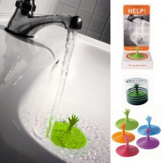 Zátka do umývadla - HELP zelená