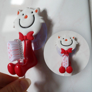 Detský držiak na zubnú kefku - mačička