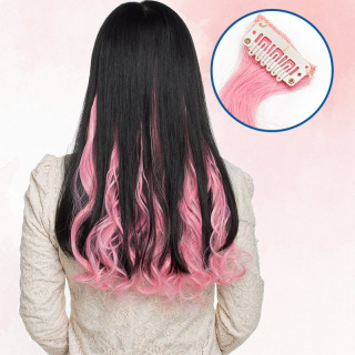 Farebné predĺženie vlasov - ružové