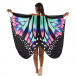 Plážové šaty - motýlie krídla XS-M - modré
