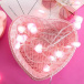 Svetelná reťaz LED - ružové srdce