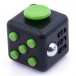 Fidget Cube - antistresová kocka - čierna / zelená