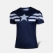 Športové tričko - Captain America WINTER SOLDIER - modrá - XL