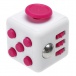 Fidget Cube - antistresová kocka - biela / ružová
