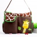 Taška pre mamičky - zelená žirafa