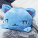 Obojstranný plyšák - mačička modrá